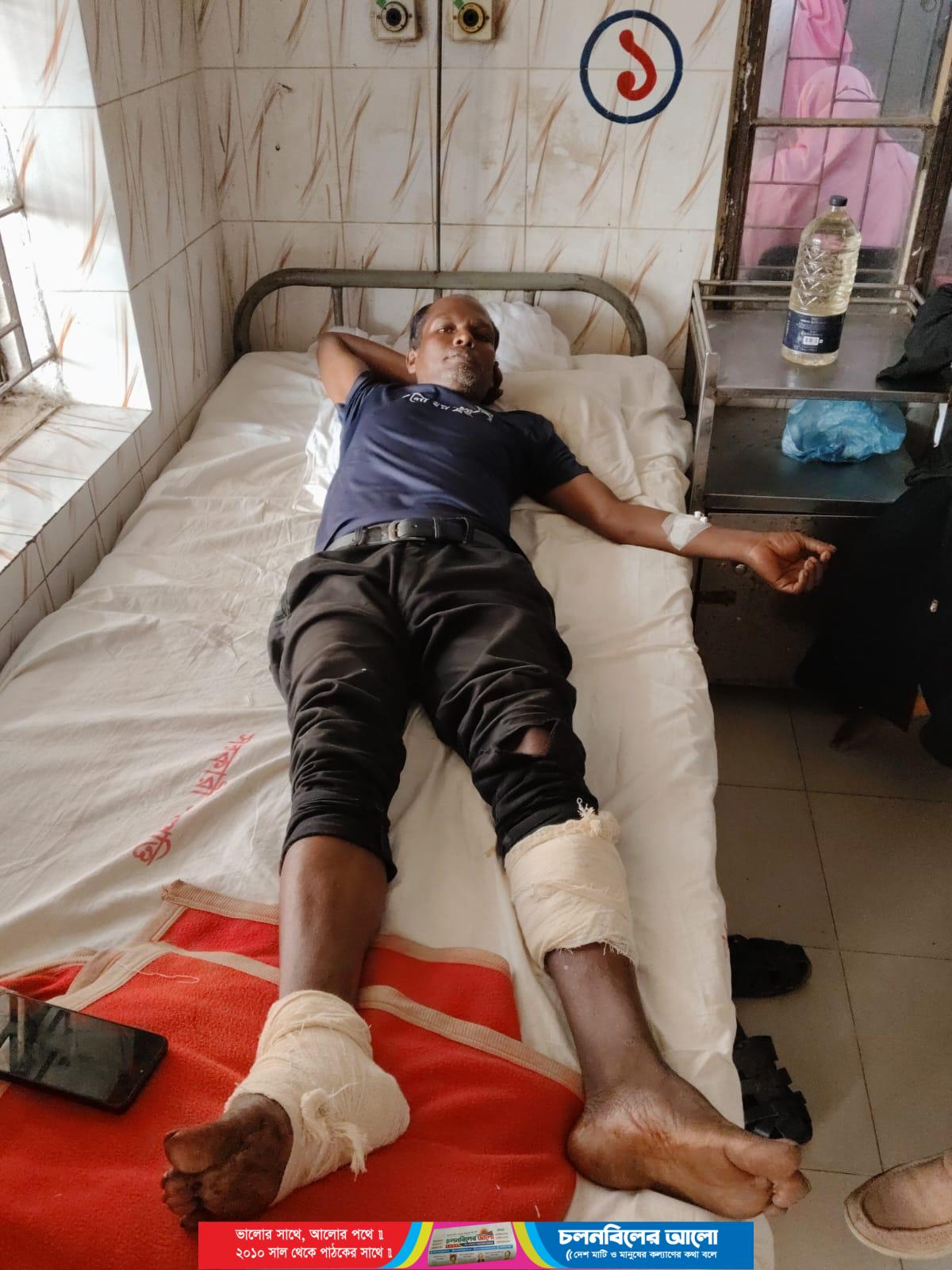 ঝালকাঠিতে যুবদল নেতাকে কুপিয়ে আহত, থানায় মামলা 