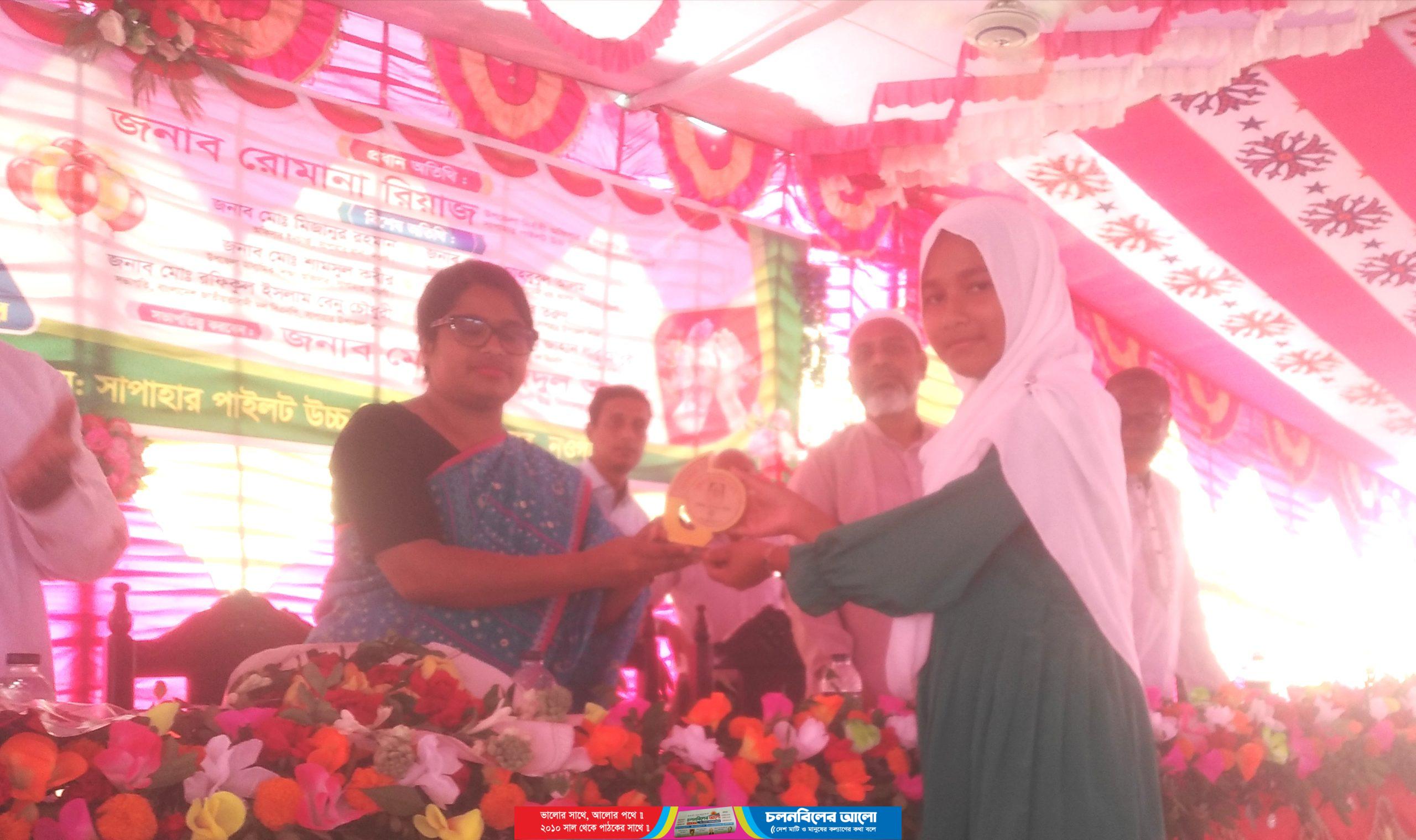 সাপাহার পাইলট উচ্চ বিদ্যালয়’র এস.এস.সি পরীক্ষার্থীদের বিদায় সংবর্ধনা ও নবীন বরণ