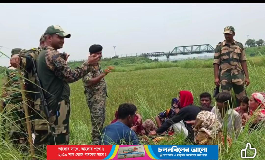 নওগাঁয় ১৭জনকে পুশইনের চেষ্টা বিএসএফ’র; শূন্য রেখায় আটকে দিল বিজিবি