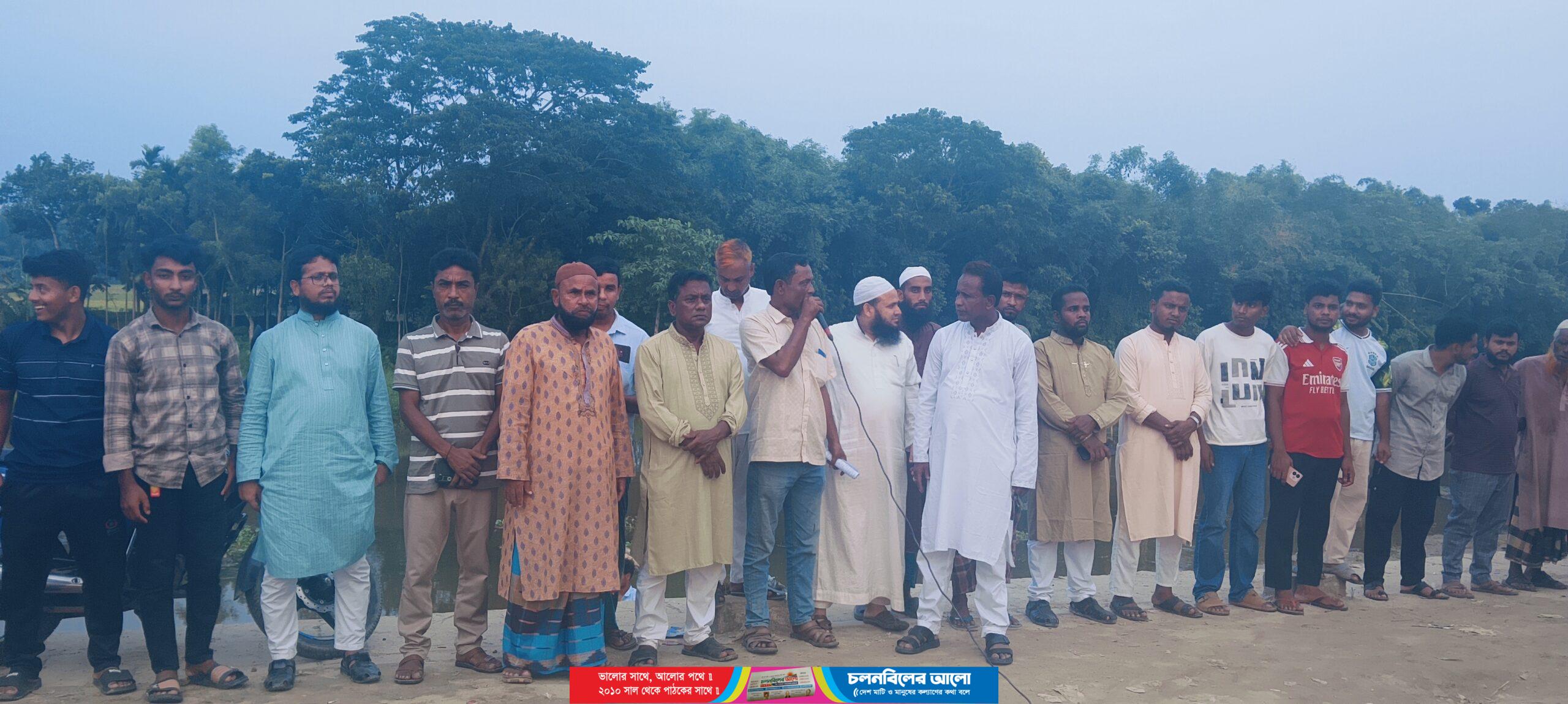রসুলপুরে মাদক ও জুয়াবিরোধী মানববন্ধন