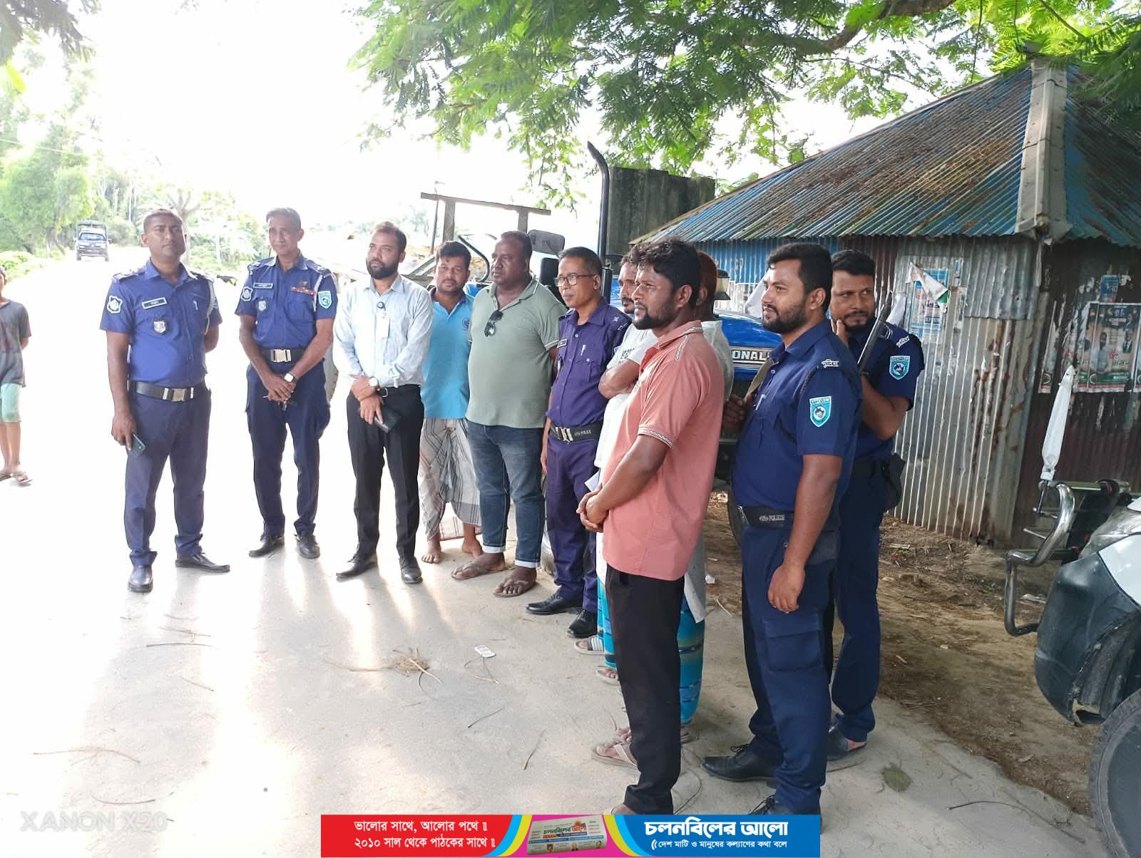 রুহিয়ার টাঙ্গন ব্যারেজে অবৈধ বালু উত্তোলন, ৫০ হাজার টাকা জরিমানা