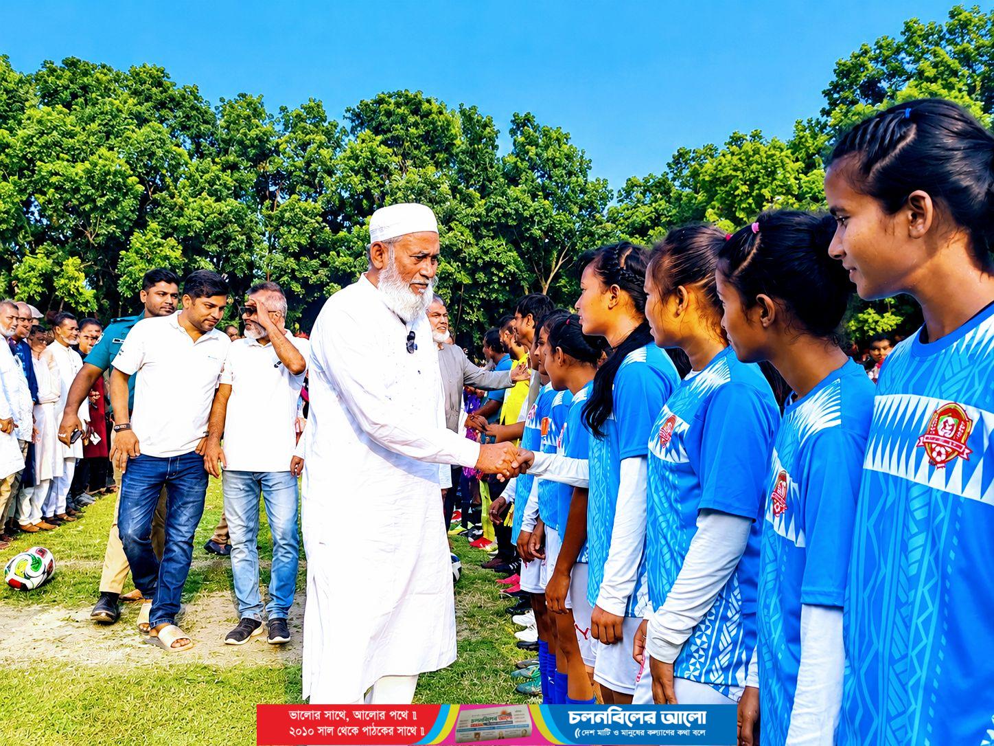 গোপালপুরে হেমনগরে নারী ফুটবলের উচ্ছ্বাস
