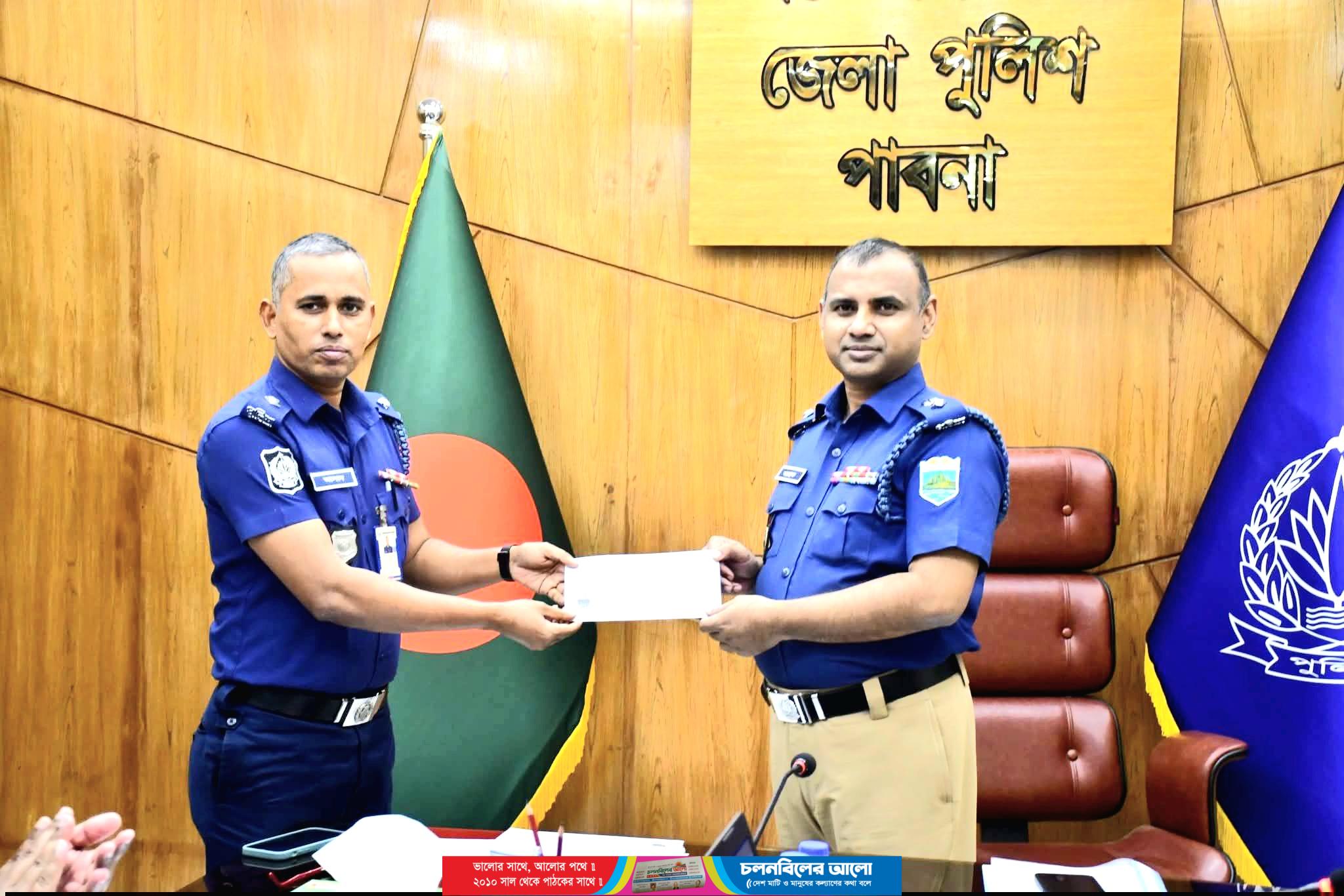 জেলার শ্রেষ্ঠ অফিসার ইনচার্জ হলেন ঈশ্বরদী থানার ওসি মোঃ আশাদুর রহমান