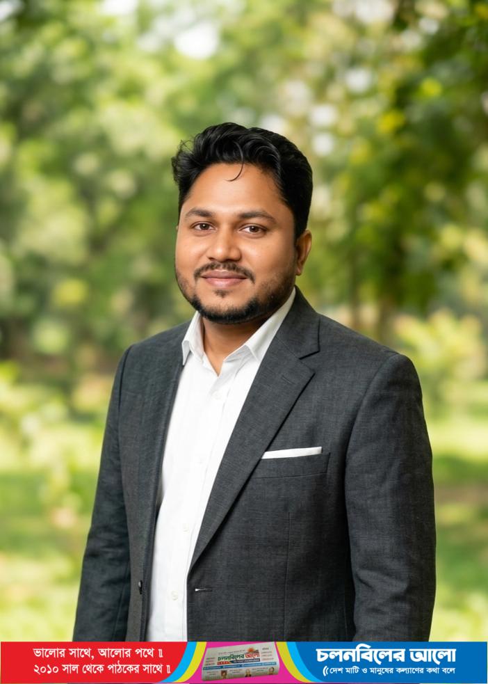 চৌহালীর ঘোরজান ইউনিয়নকে মডেল ও জবাবদিহিমূলক গড়তে চান সম্ভাব্য চেয়ারম্যান প্রার্থী রাসেল সরকার