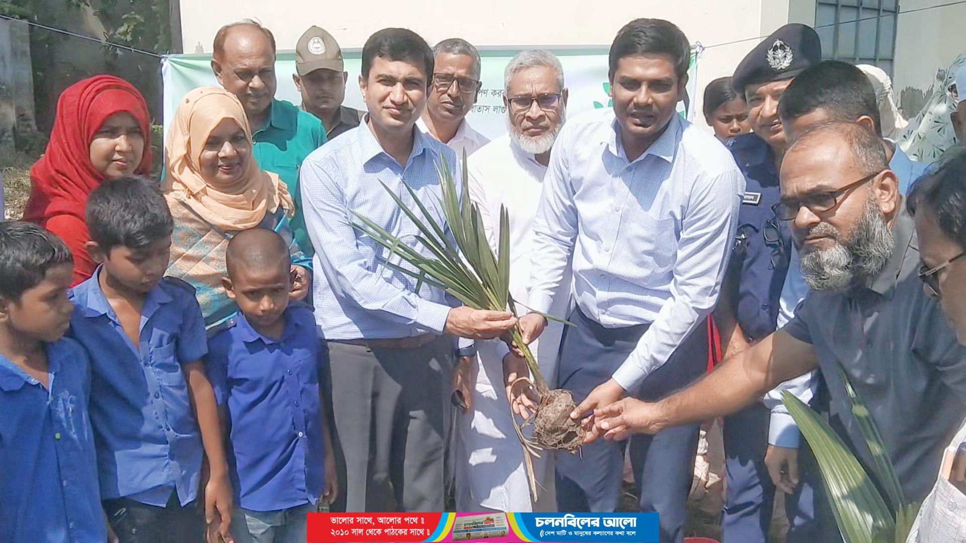 আটঘরিয়ায় ৭৮টি সরকারি প্রাথমিক বিদ্যালয়ে তালগাছের চারারোপন কর্মসুচি উদ্বোধন 